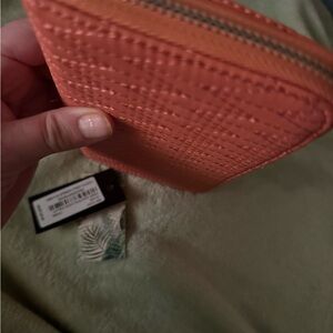 Badgley Mischka Coral Quilted Wallet